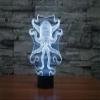 ATD 3D Room Warm Illumination Octopus 7 Colors Change LED Touch Control Desk Lamp view 4