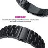 V-MORO Compatible with Samsung Gear S3 Frontier Bands/Galaxy Watch 3 45mm/Galaxy Watch 46mm(2019),22mm Solid Stainless Steel Metal Business Bracelet Strap Black(Not for galaxy watch 4 classic 46mm) view 4