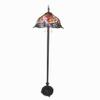 Chloe Lighting CH18340RF20-FL3 Carrell Tiffany-Style Roses Floor Lamp with Shade, 61 x 20 x 20", Multicolor view 1