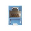 SIEMON Z6-06 Blue, CAT 6, Copper, Hybrid, Outlet, RJ45, T568A/B, Tool-Less, UTP, ZMAX view 2