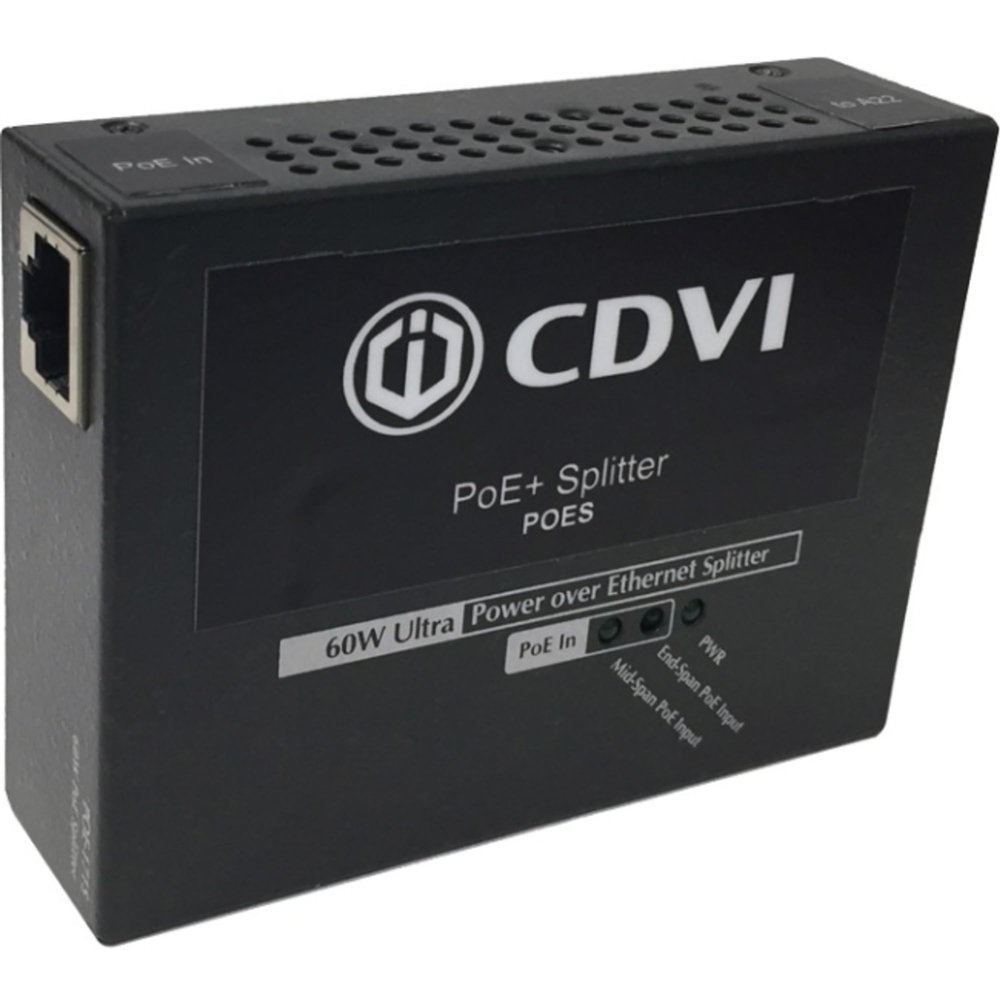 PLANET Gigabit PoE Splitter Adapter | 10/100/1000Mbps | IEEE 802.3af Compliant | 12V/4A, 19V/2.6A, 24V/2A Power Output | Use for IP Camera Wireless, VOIP Phone | Up To 100 Meters (POE-171S)