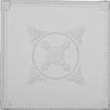Ekena Millwork CT24X24AL Alexandria Ceiilng Tiles, 24"W x 24"H x 3/4"P , Primed view 1