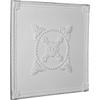 Ekena Millwork CT24X24AL Alexandria Ceiilng Tiles, 24"W x 24"H x 3/4"P , Primed view 2