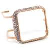 HJINVIGOUR Bling Luxury Rhinestone Crystal Diamond Protective Cover Case Bezel Compatible Apple Watch Series 4 5 6 SE 40mm 44mm Series 3 2 1 38mm 42mm view 2