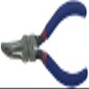 Pro America 5011 6-1/2-Inch Slim Needle Nose, Serrated Jaw, 75Degree Degrees Bent view 1