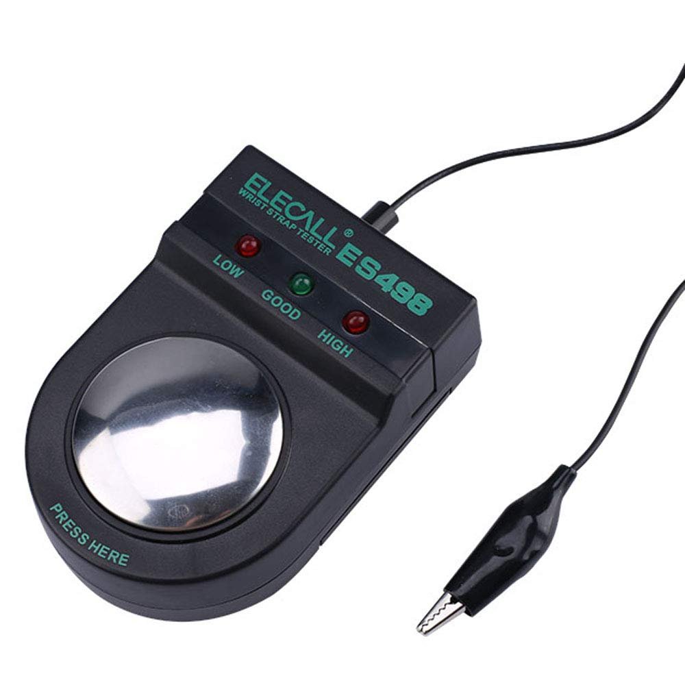 ES498 Electrostatic Strap Tester Anti Static Anti-Static Wrist Strap Measurement Wrist Strap Tester