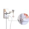 LIN XIAO HAO mayu USB Reading Plug-in Wall Lamp Swing Arm Light,Bedside Reading Living Room Wall Lamp Light,USB Charging Port,Metal & Cloth Wall Sconces (Size : 32cm25cm) view 3