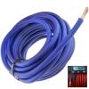 20FT Blue 8 Gauge Primary Speaker Wire or Amp Power + Ground Car Audio Flexible view 2