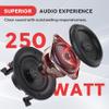 Pyle 8.0" Ceiling Wall Mount Speakers - Pair of 2-Way Full Range Sound Stereo Speaker Audio System Flush Design w/ Electronic Crossover Network 40Hz-20kHz Frequency Response & 250 Watts Peak - PDIC86 view 3