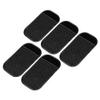 Car Dashboard Non Slip Mat, 5Pcs Car Dashboard Sticky Pad Adhesive Holder Black Anti-Slide Mat for Cell Phone Glass Mirrors Keys GPS Radar Detector view 3