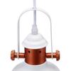 Kiven 1 Pack H Track Mount Pendant Lighting Pendant Restaurant Pendants Decorative Hanging Instant Pendant Industrial Factory Metal Pendant Lamp,White view 4