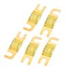 Aexit 5 pcs Distribution electrical Mini-ANL Fuses 100A Car Audio Power Wire Boat Auto Electronics Fuse Yellow view 1