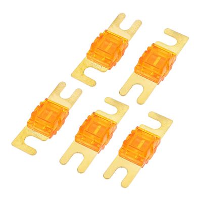 Aexit 5 pcs Distribution electrical Mini-ANL Fuses 40A Car Audio Power Wire Boat Auto Electronics Fuse Orange