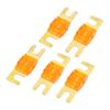 Aexit 5 pcs Distribution electrical Mini-ANL Fuses 40A Car Audio Power Wire Boat Auto Electronics Fuse Orange view 1
