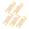 Aexit 5 pcs Distribution electrical Mini-ANL Fuses 80A Car Audio Power Wire Boat Auto Electronics Fuse Clear view 1