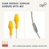 Elgin Ruckus+ Earplug Earbuds with Mic, Wired Earbuds view 2