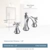 Moen T4524BN Wynford Two-Handle High Arc Bathroom Faucet, Brushed Nickel view 3