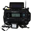 Kaito Voyager Pro KA600 Digital Solar Dynamo Hand Crank AM/FM/LW/SW & NOAA Weather Emergency Radio with Flashlight, Reading Lamp,Smart Phone Charger & RDS and Real-Time Alert, with AC Adapter, Black view 2