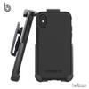 Belt Clip Holster Compatible with OtterBox Symmetry Series - iPhone XR (case not Included) - Features: Secure Fit, Quick Release Latch, Durable Rotating Belt Clip & Built-in Kickstand view 3