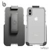 Belt Clip Holster Compatible with OtterBox Symmetry Series - iPhone XR (case not Included) - Features: Secure Fit, Quick Release Latch, Durable Rotating Belt Clip & Built-in Kickstand view 4