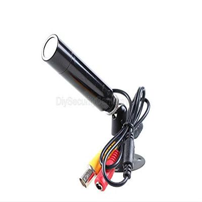2PCS 700 TVL Color Bullet Camera Waterproof Lipstick Camera with Power