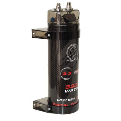 Audiopipe BCAP3.3 Bullz Audio 3.3 Farad Capacitor With Digital Voltage Display