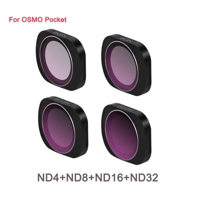 ND4+ND8+ND16+ND32 Aluminium Optical Glass Camera Lens Filters Darkhorse Set for DJI OSMO Pocket