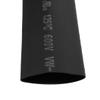 Aexit Polyolefin Heat Electrical equipment Shrinkable Tube Wire Wrap Cable Sleeve 5 Meters Long 11mm Inner Dia Black view 2