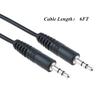 SLLEA 6ft Black Premium 3.5mm Audio Cable AUX Line-in Cord for Memorex Portable Clock Radio Speaker Dock view 2