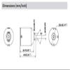 IPC-HUM8431-L1 4MP Covert Network Camera Sensor Unit 2.8mm Fixed Pinhole Lens Day/Night view 3