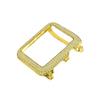 14K Yellow Gold Finish Canary Simulated Diamond 44 mm Compatible with Apple Watch Bezel Series # 4 Cover Case view 1