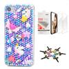 STENES Bling Case Compatible with iPhone 7 Plus/iPhone 8 Plus - Stylish - 3D Handmade [Sparkle Series] Unicorn Star Design Cover with Screen Protector [2 Pack] - Fantasy view 1