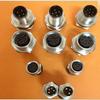 Davitu 5pcs M12, 4pin 5pin 8pin locking Connectors Aviation Plug Socket Male & female Wire Panel Connector Adapters Adaptor - (Color: D female 8 holes) view 3