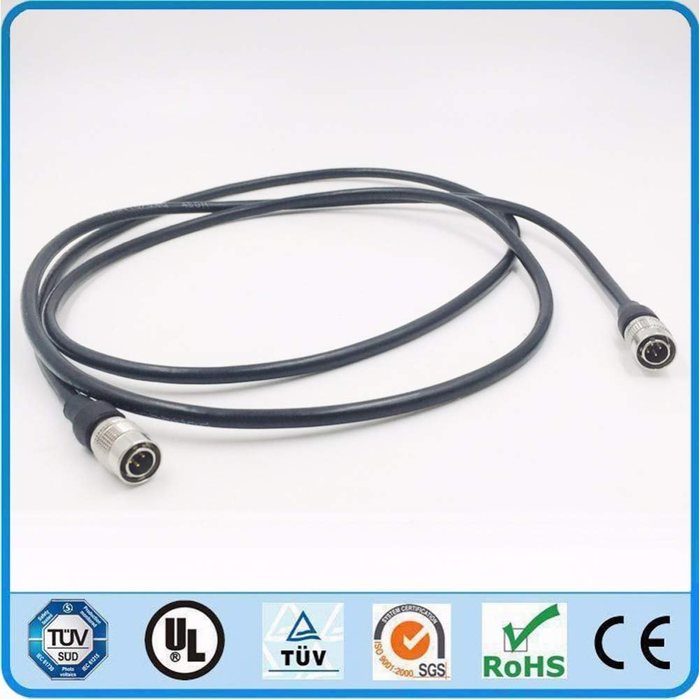 Davitu Trimble 5600 3600 Total Stations to Devices 4 Pin Hirose Male to Male Connector Cable - (Color: 90cm)