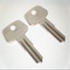 Sears XCargo Luggage Roof Replacement Keys Cut to Lock/Key Numbers from 2802 to 2850 Two ILCO Keys (2803) view 1