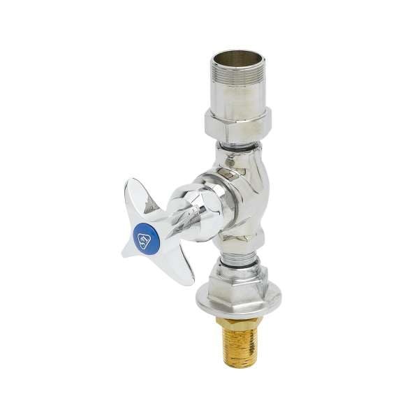 T&S Brass B-0296-LN Big-Flo Single Pantry Faucet, Swivel Outlet, Deck Mount, Less Nozzle