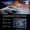 BUDI 17W Extra Slim Portable Wall Charger 2-Port USB-A Charger Foldable Wall Plug Compatible with Home Camera, iPhone IPad Samsung Galaxy(Black USB-A) view 4