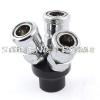 Ochoos Pneumatic 3 Way Air Hose Manifold Quick Connect Couplers 12mm to 13mm Air Tools view 1