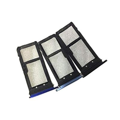 SIM Card Tray Micro SD Card Holder Slot Adapter Parts for HTC U11 (Blue)