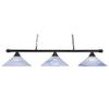 Toltec Lighting Round 3 Light Island in Black (1573BK) view 1