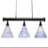 Toltec Lighting Round 3 Light Island in Black (1573BK) view 2