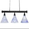 Toltec Lighting Round 3 Light Island in Black (1573BK) view 3