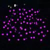 EONLYX Globe Ball Fairy Lights, 50 LEDs 23ft/7M Solar Led Globe String Lights Waterproof with Two Lighting Modes for Garden Outdoor Party Christmas Decoration (Purple) view 3