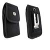 yan Black Rugged Canvas Case Pouch Holster for Verizon LG Transpyre VS810 VS810pp view 1