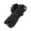 Aexit Polyolefin Heat Electrical equipment Shrinkable Tube Wire Wrap Cable Sleeve 20 Meters Long 8mm Inner Dia Black view 1