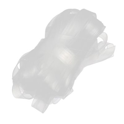 Aexit Heat Shrinkable Electrical equipment Tube 12mm Inner Dia Transparent Wire Wrap Cable Sleeve 15M Long