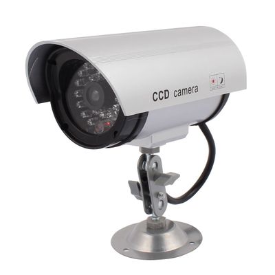 Aexit Dummy Electronic security Surveillance Security IR Camera CCTV & Record Light with Iron Stand