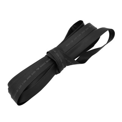 Aexit Polyolefin Heat Electrical equipment Shrinkable Tube Wire Cable Sleeve 8 Meters Length 11mm Inner Dia Black