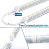 SZSKYING LED Shop Lights,72W 7200LM 6500K,8FT Integrated Fixture,V Shape,T8 Light Tube,Daylight White,Clear Cover,High Output, LED Shop Lights for Garage Warehouse Workshop Basement (Pack of 25) view 4