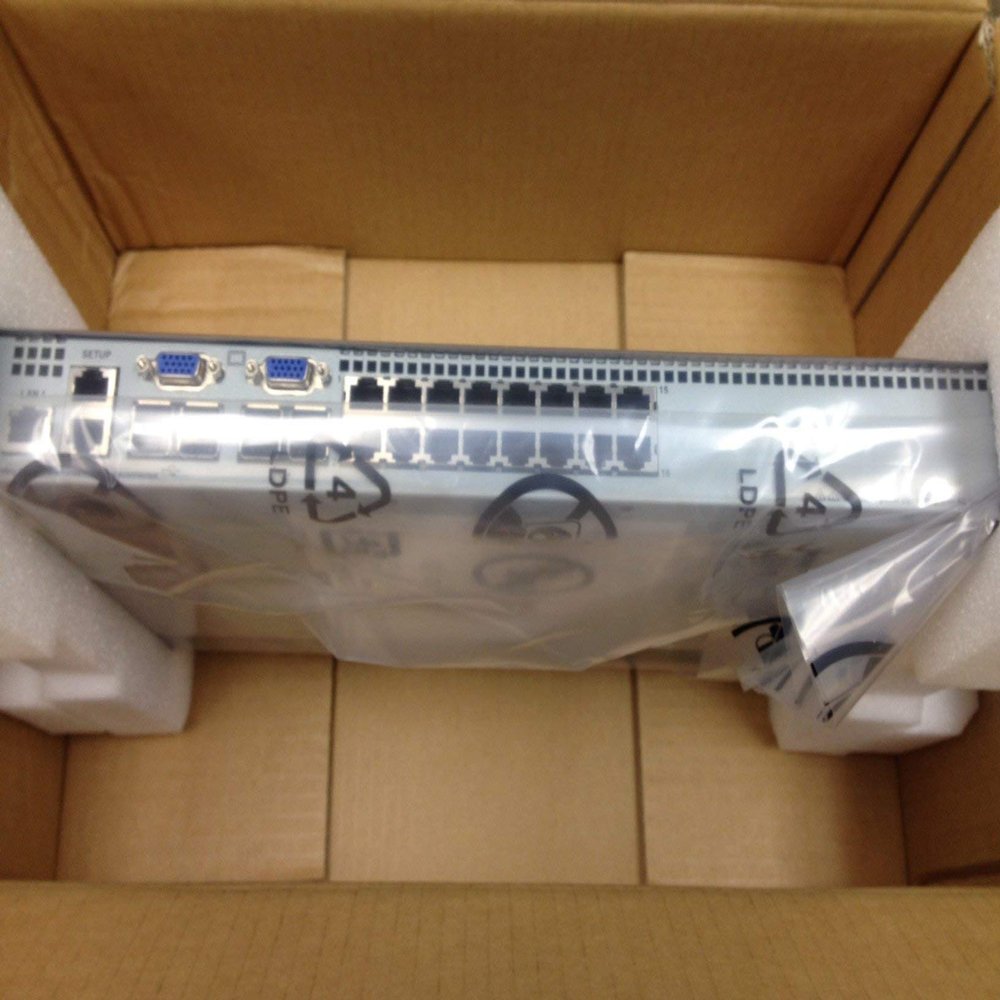 HP AF618A 0x2x16 KVM Server Console Switch G2 with Virtual Media - 580643-001